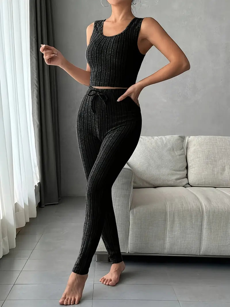 Lounge Edit 3-Piece Ribbed Set